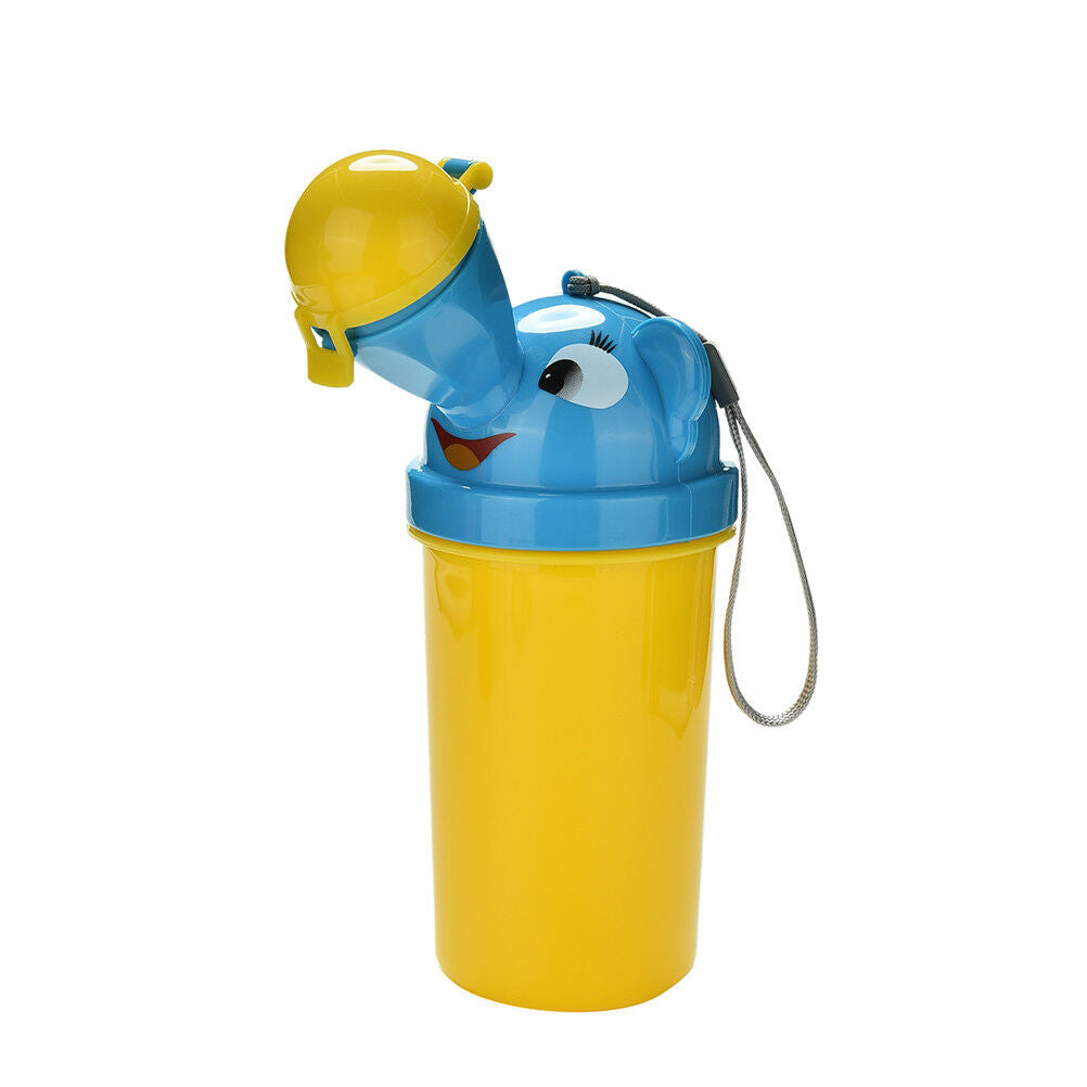 Cute Baby Portable Urinal Travel Car Toilet Kids Vehicular Potty For Boy Y4_DD
