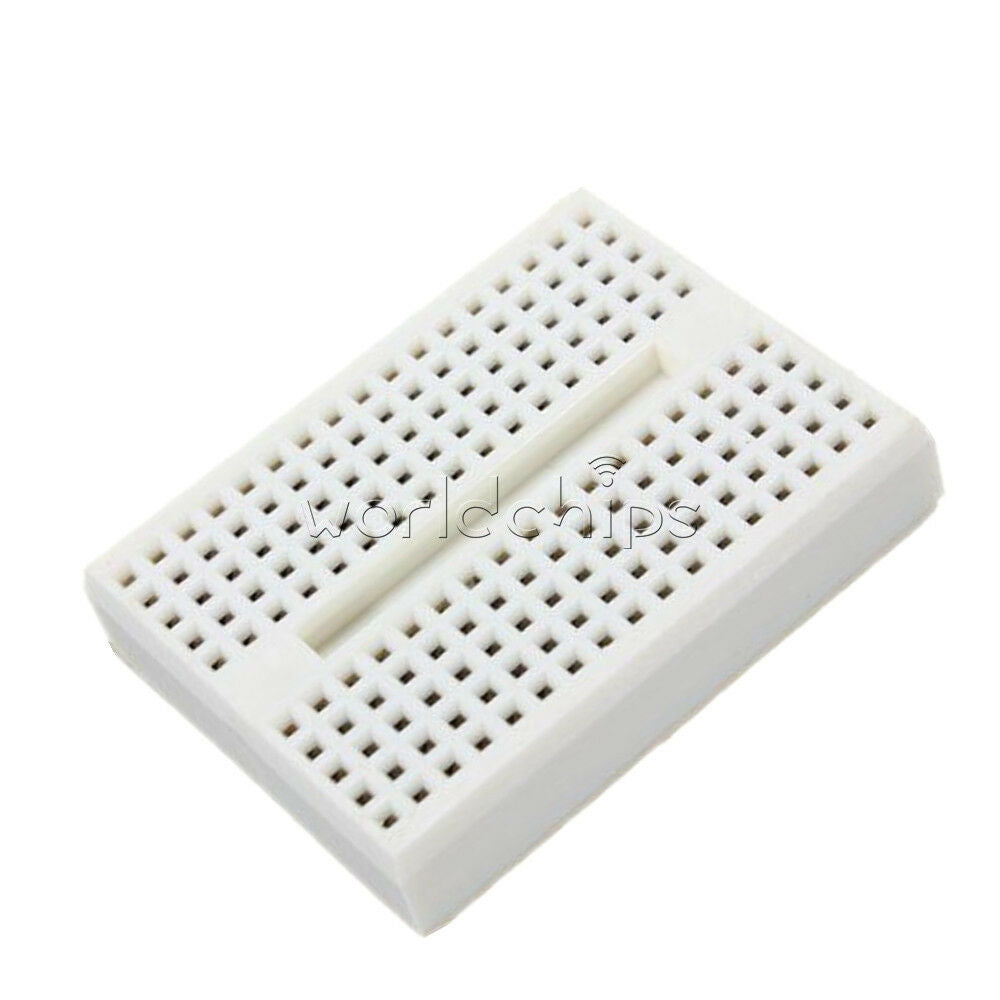 10PCS 170 Tie-points Mini White Solderless Prototype Breadboard For Arduino