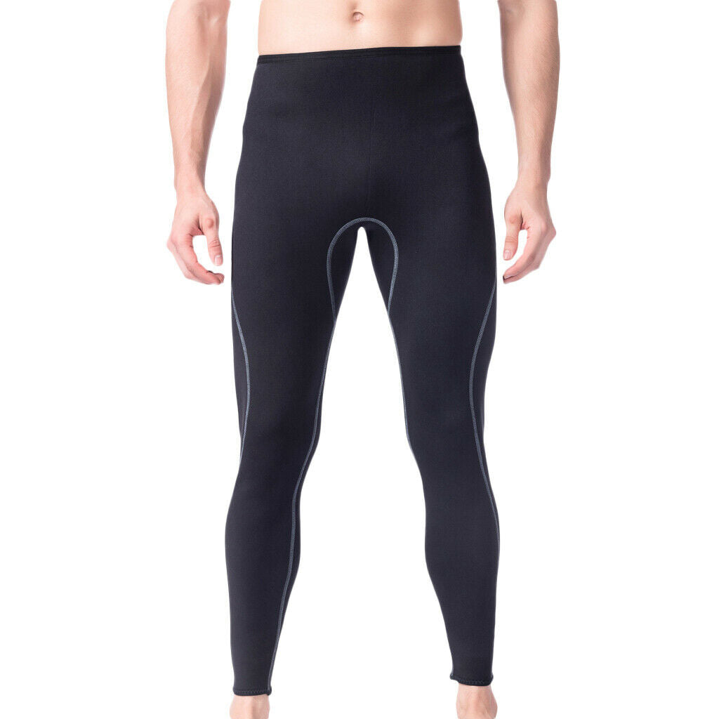 2X Wetsuit Men Long Pants Diving Kayaking Spearfishing Paddling Trousers XL
