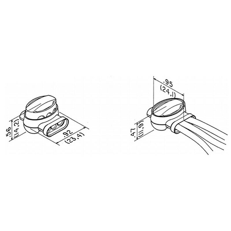 10 PC Electrical Outdoor Applications Wire Connector 3-Way Terminal Acces.l8