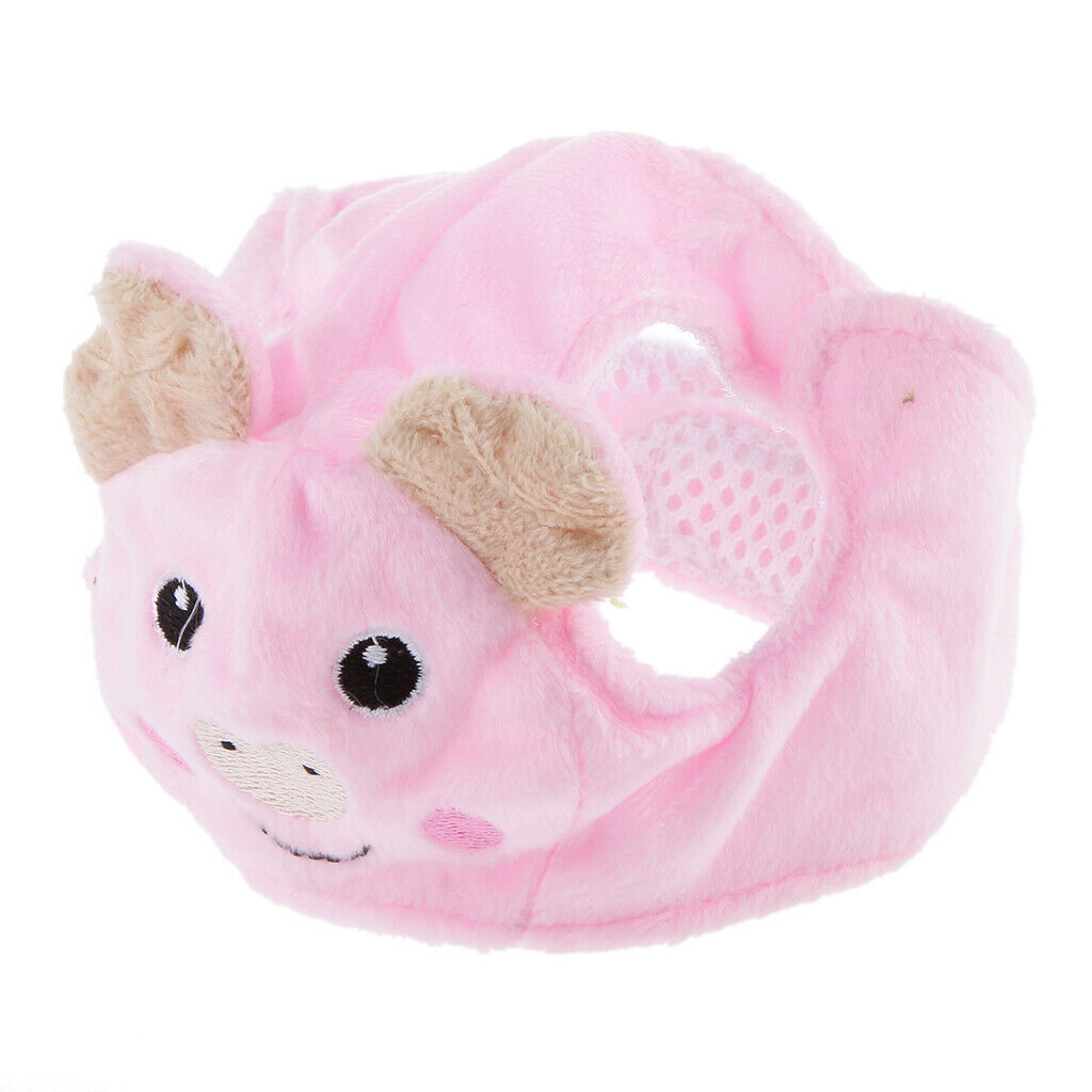 Cartoon Fleece Hat for Pet Dog Cute Pig Pattern Puppy Teddy Costume  --S