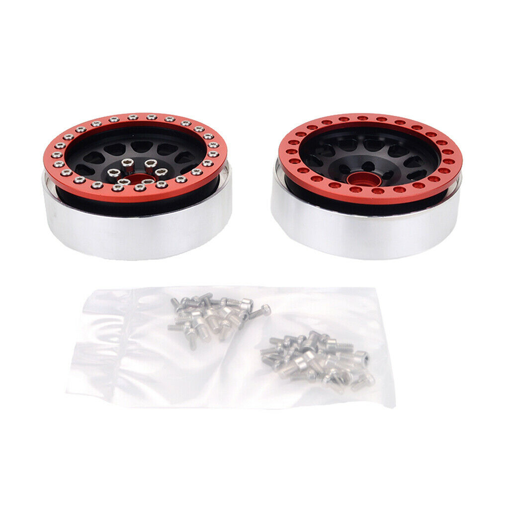 Heavy Duty Aluminum Alloy 2.2in Rims for 1/10 RC Crawler Axial D90  -4