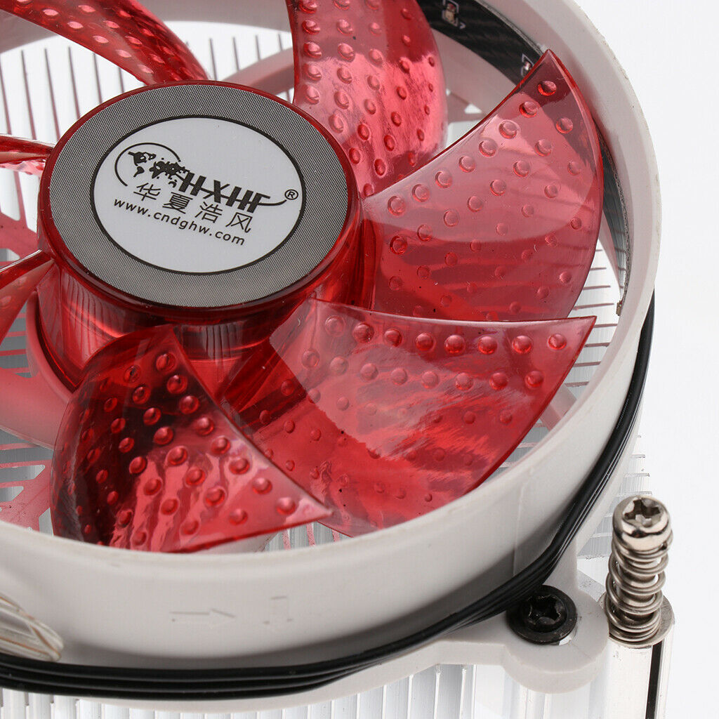 Computer CPU Cooler Copper Heatsink 92*92*25mm Fan Radiator for LGA-1366 CPU