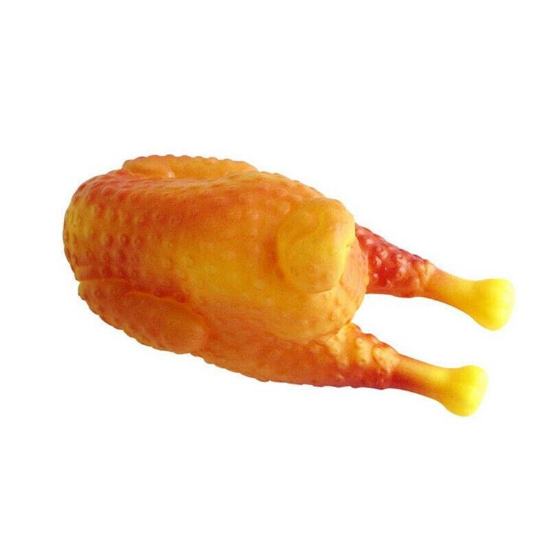 Dog Toys Simulation Silicone Roasted Chicken Tooth-resistant Teeth Pet TraininM1
