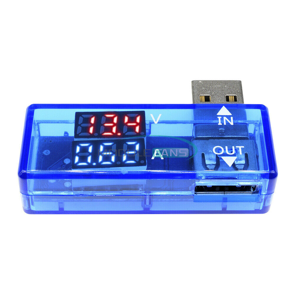 USB Bluetooth Dual LED Tester Current Voltage Voltmeter Ammeter Detector Monitor