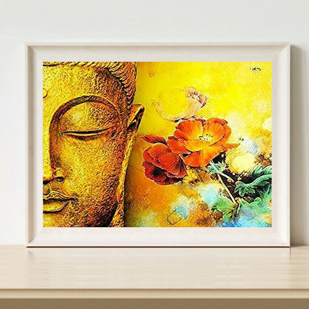 Hand Painted Digital Picture DIY Abstract Pattern Painting By Number Kit @