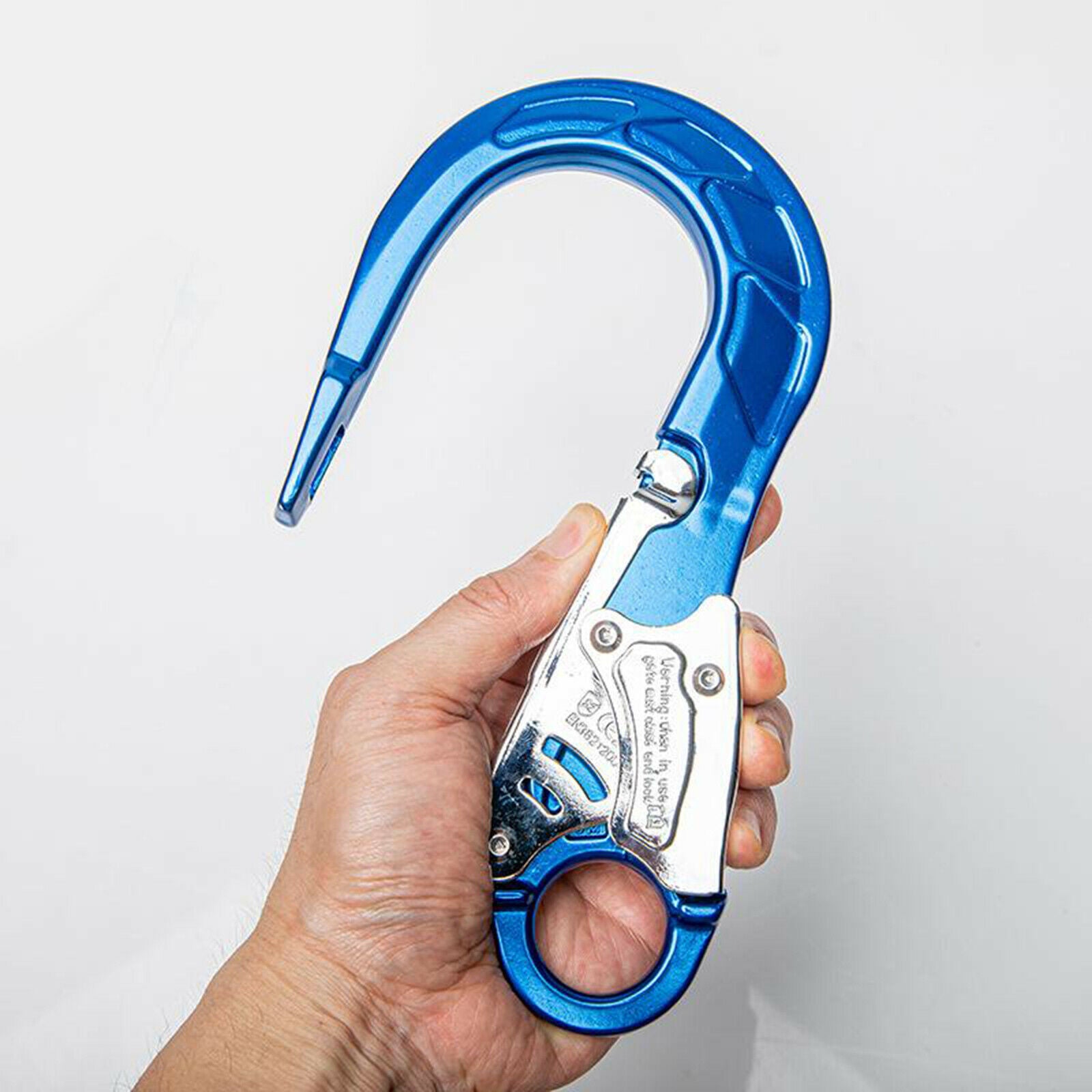 23KN Climbing Lanyard Lock Snap Hook Clip Tree Rock Fall Arrest Carabiner