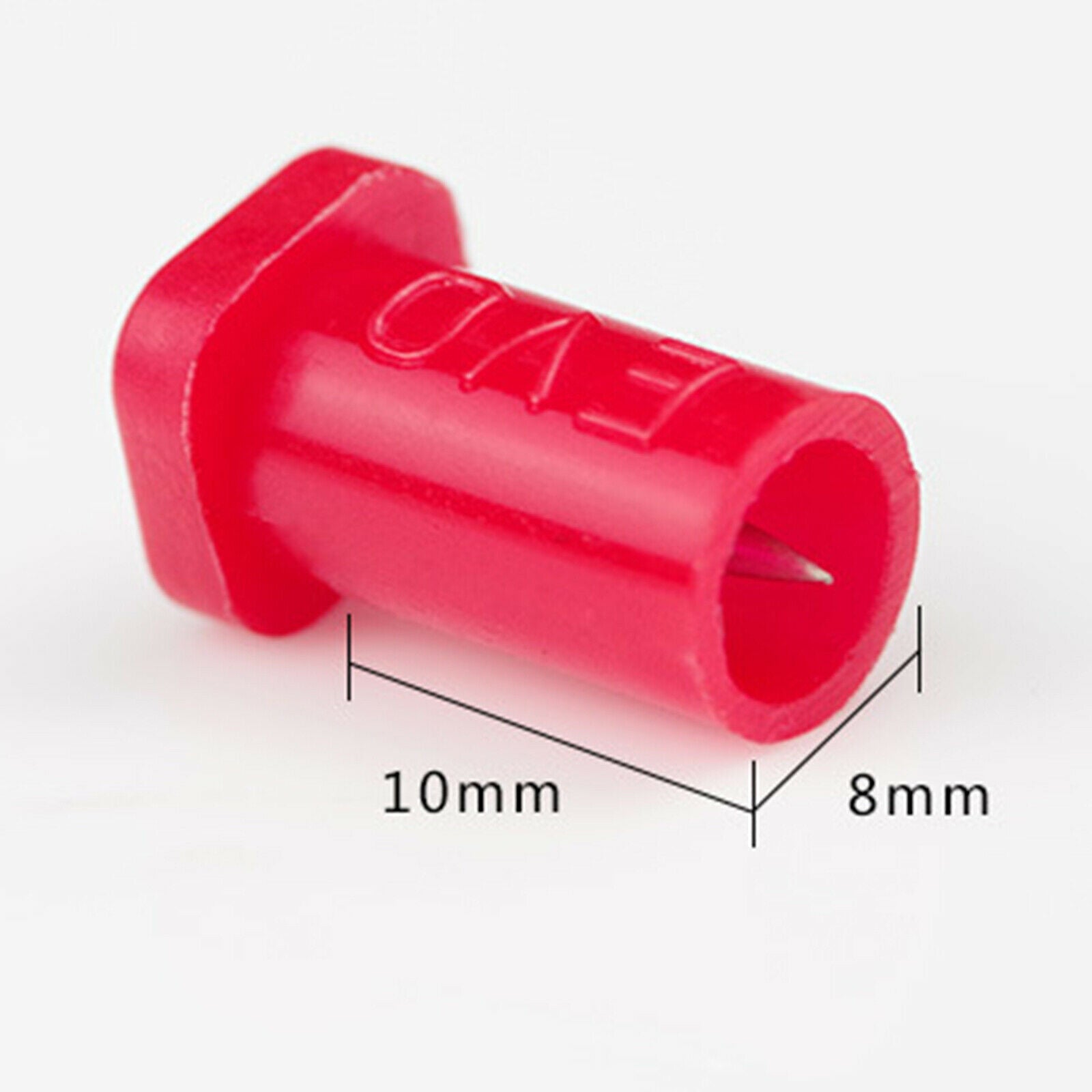 Universal Blocking Needle Plastic Lash Bottle Plug Mouth Tips for Salon Red