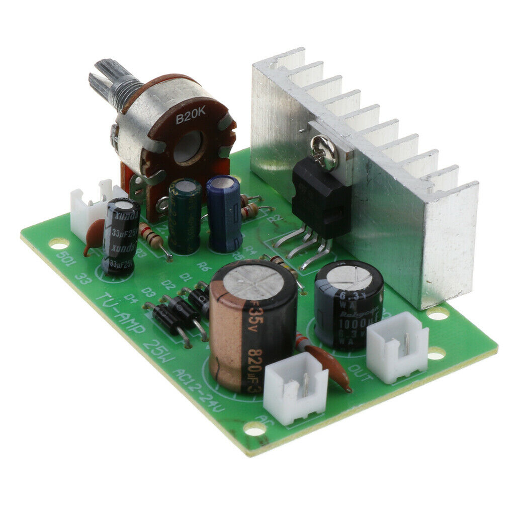 AC / DC 12V 20W TDA2030 Mono Audio Power Amplifier Board Green Mounted