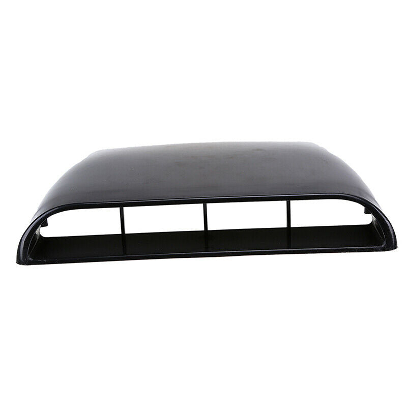 Car Truck Air Flow Intake Scoop Turbo Bonnet Vent Cover Hood Universal Black