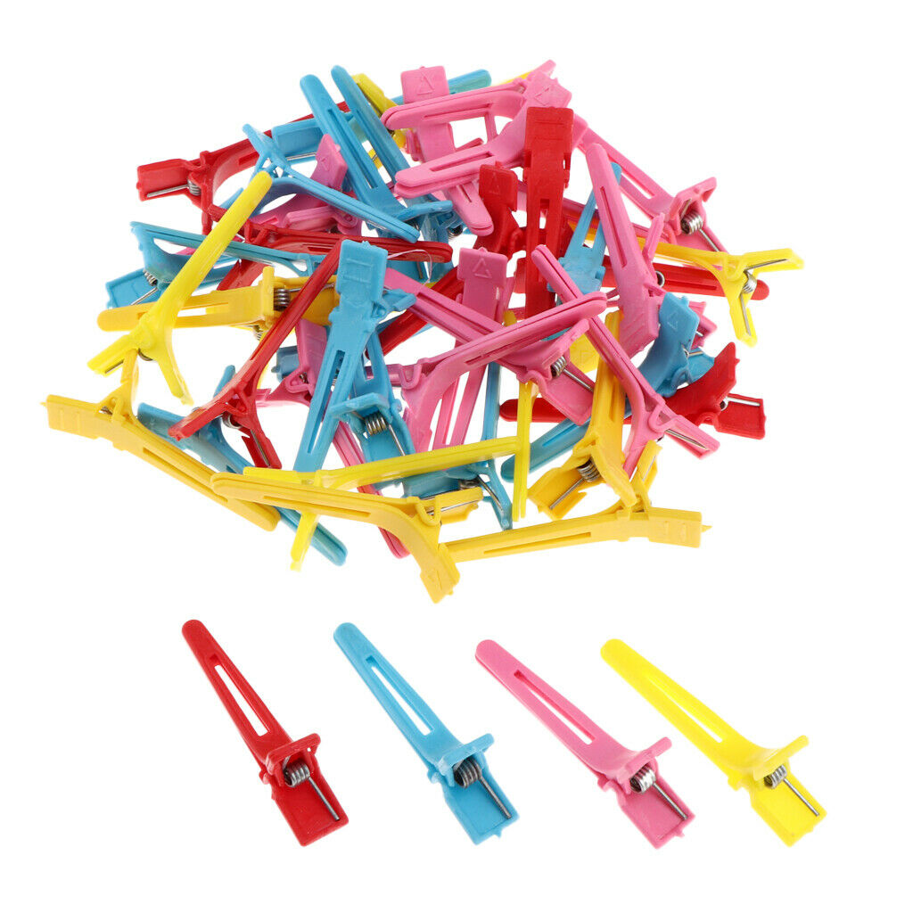 50pcs Multicolor Duckbill Hair Clip Clip Sections