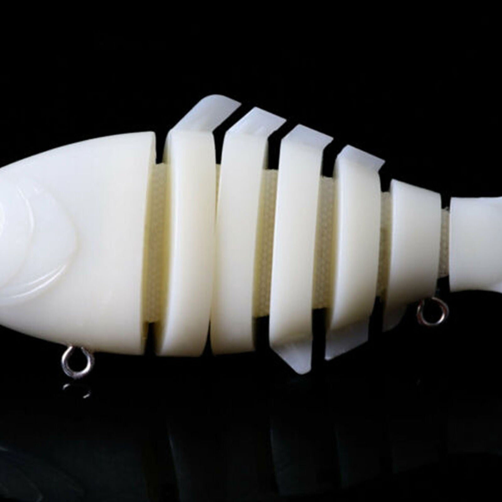 5x Blank Lure Jointed Fishing Bait 10cm/13.5g Unpainted Hard Crankbait 7-Section