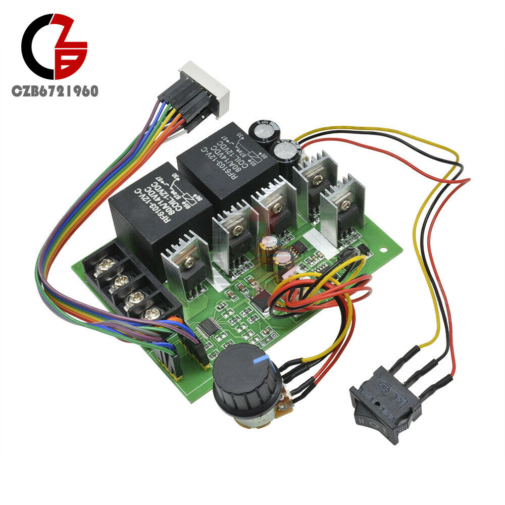 DC10V-55V PWM Speed Regulator Function DC Brush Motor Controller Switch