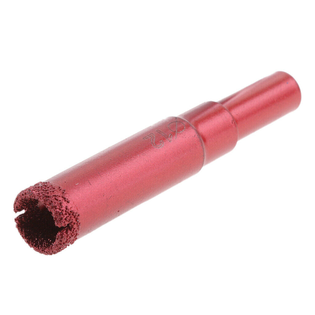 2Pcs Diamond Holesaw Tile Ceramic Glass Marble Glass Drill Bit Cutter - 12mm