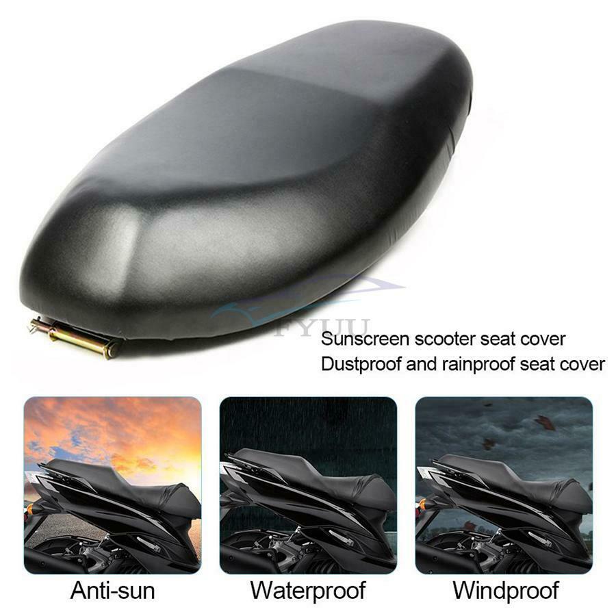 1PCS XL Motorcycle Seat Cover Black Waterproof Dustproof Universal Accessories