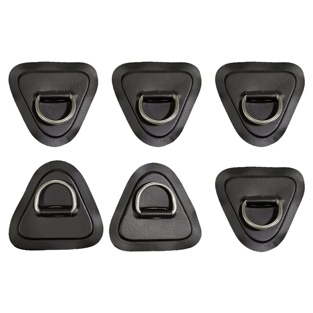 6 pack Stainless Steel Kayak D-Ring Buckle For Surfboard Inflatable Boat