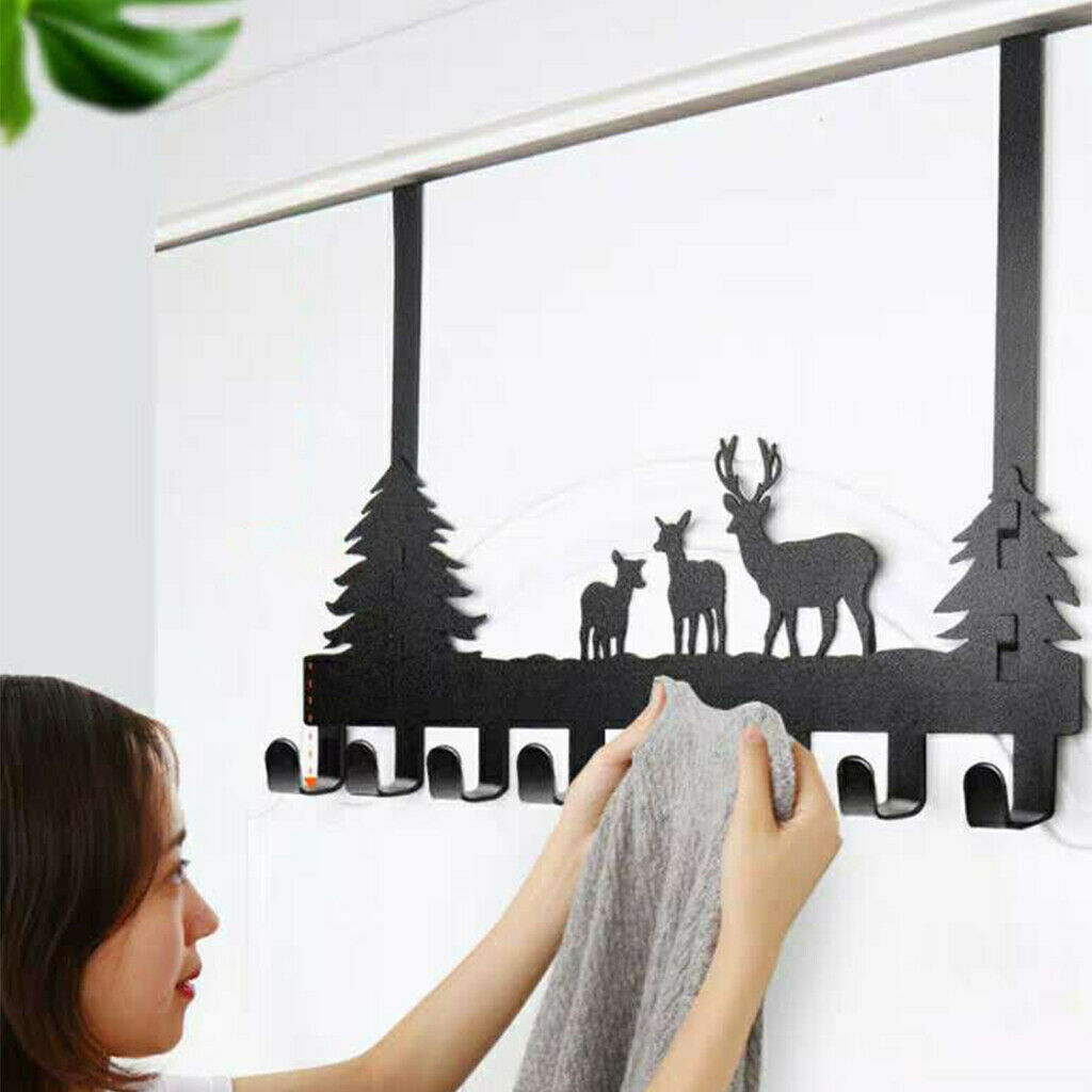 Over The Door Hooks Hanger Rust-Proof Sturdy Hanging Storage Rack for Bag
