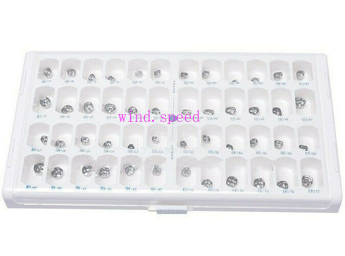 96pcs Stainless Steel Dental Kids Primary Molar Crowns Preformed Crown Dentist