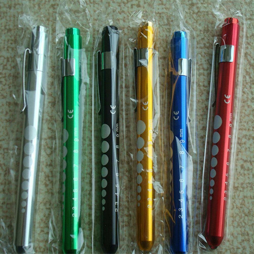 Mini First Aid LED Pen Light Flashlight Torch Doctor Nurse EMT Emergency Tool ~