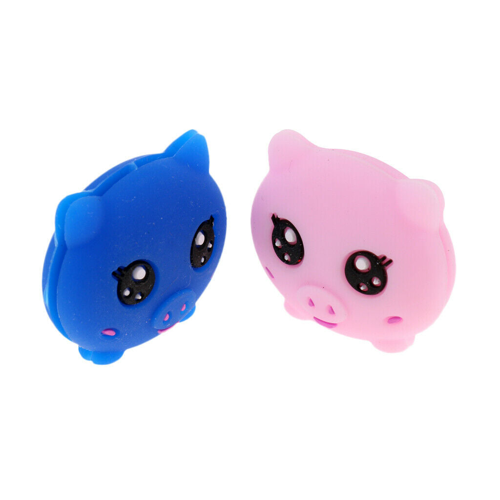 2 Pcs Tennis Racquet Vibration Dampener Shock Absorber - 2 Pig Pattern