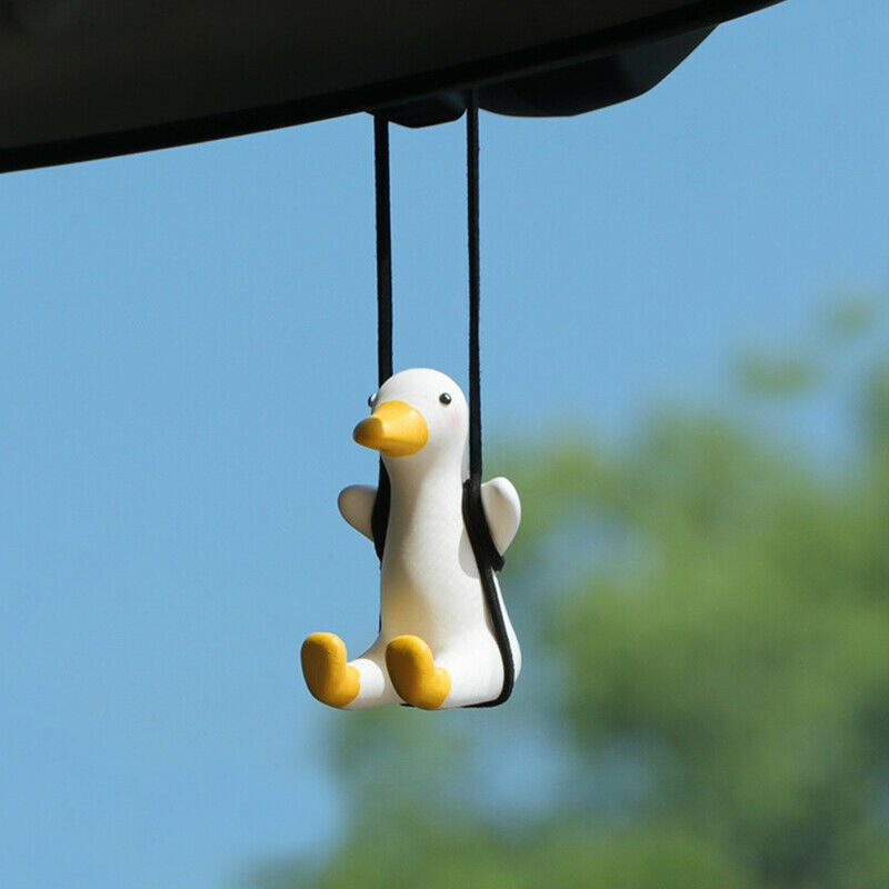 Cute Little Duck Car Decoration Little Duck Pendant For Car Interior Accessor KX