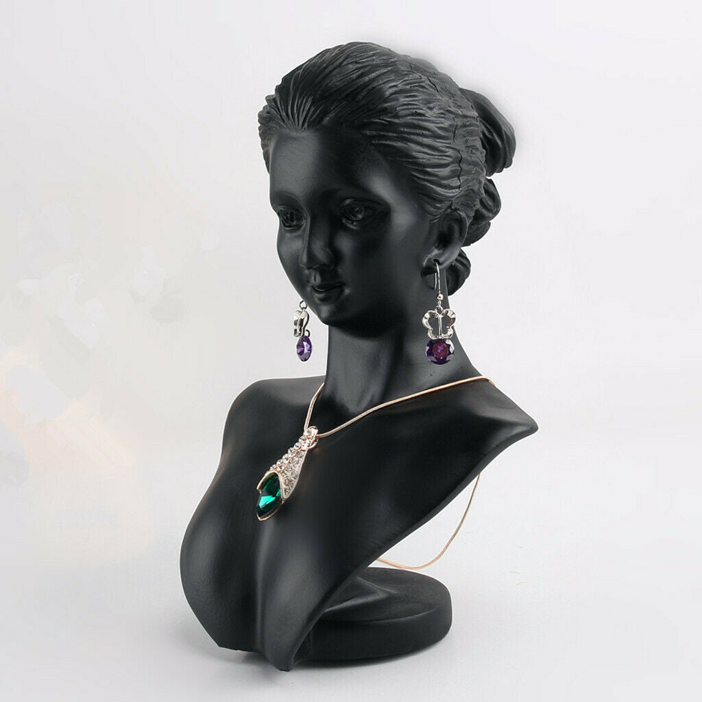 Black Chain Jewelry Necklace Shop Display Holder Stand Organizer
