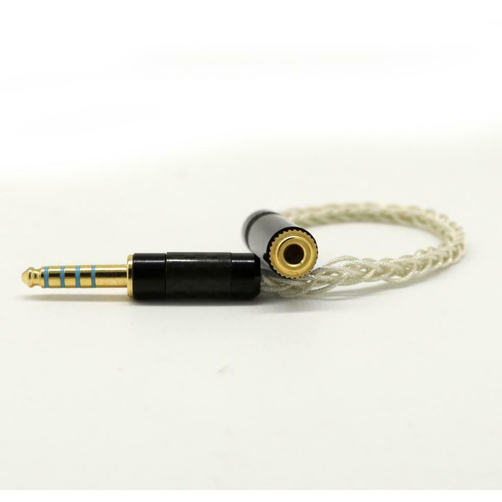 4.4mm Male To 3.5mm Female Earphone Headset Converter White