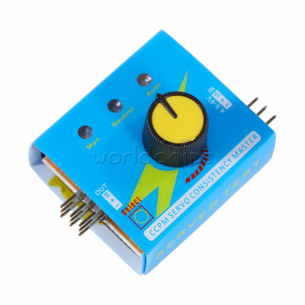 Steering Gear Tester Servo Motor Tester CCPM 3-Mode ESC for RC Helicopters