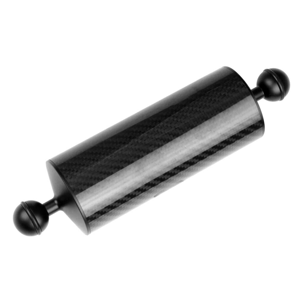 2pcs Carbon Fiber 8" Ball Floating Arm Buoyancy Underwater Lighting