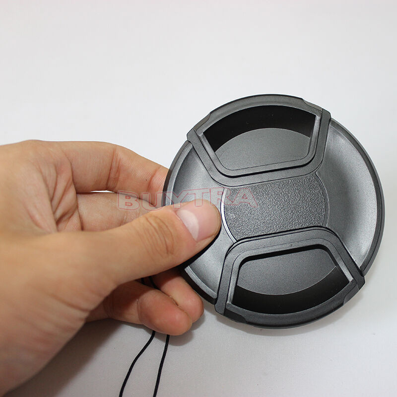 82mm Center Pinch Snap on Front Cap Cover For Sony Canon Nikon Lens Filter.l8