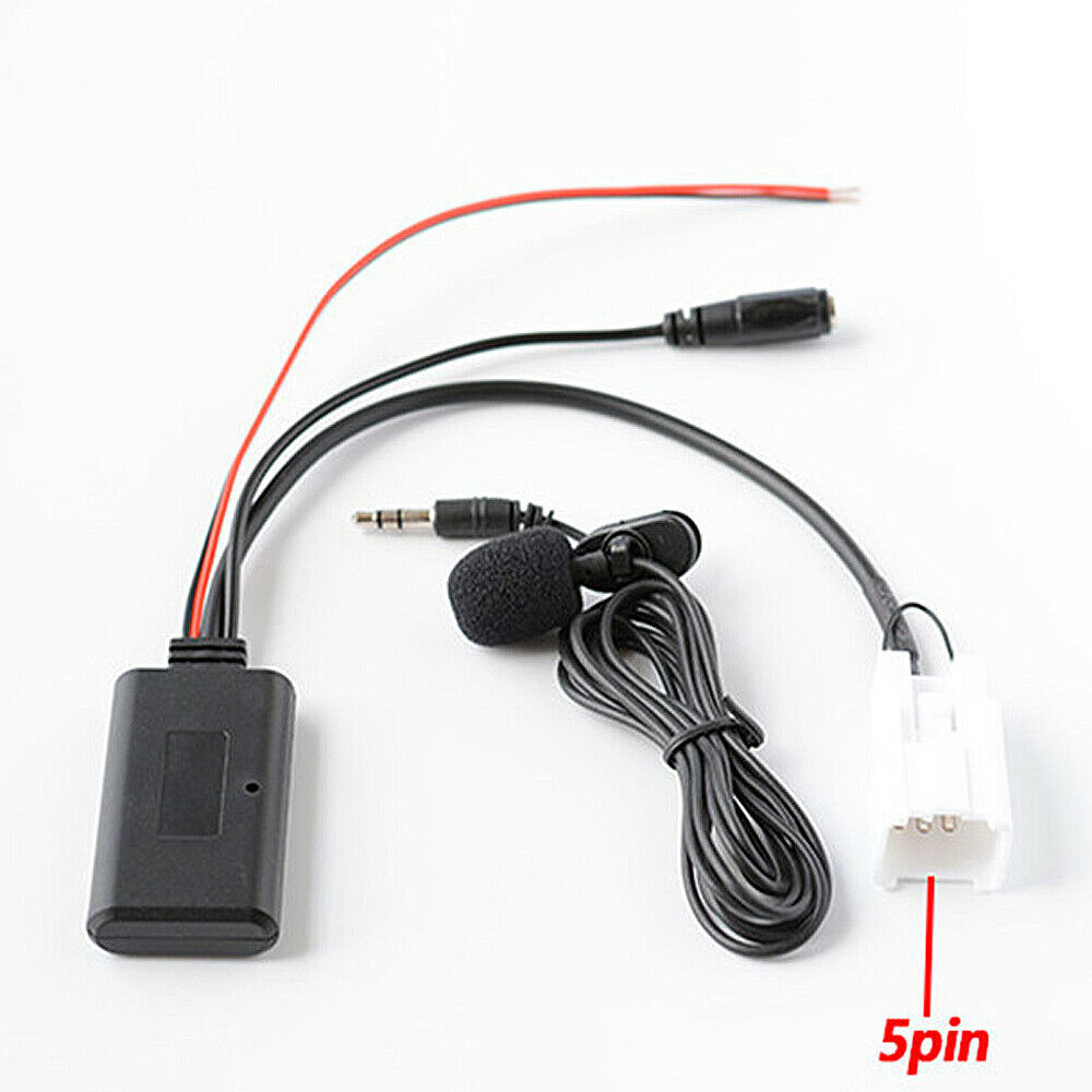 For Ford BaBf Falcon Wireless Bluetooth Aux-in Cable Music Adapter w/ Microphone