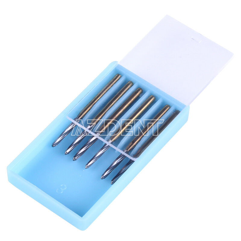 10 Kits Dental Endodontic Tungsten Carbide Burs FG Endo-Z 25mm Titanium Coating
