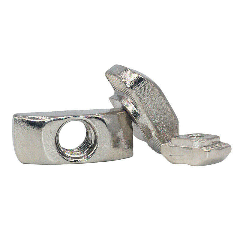 160PCS M3 M4 M5 Carbon Steel 2020 Drop in T Slot T-Nuts Kit for Aluminum Profile