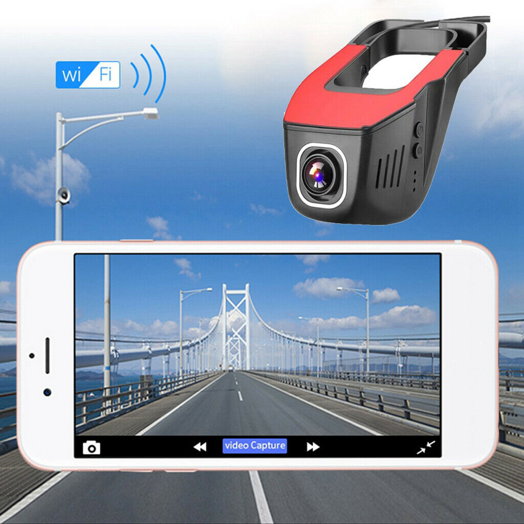 Dash Camera, WiFi Dashboard Camera, Full HD 1080P Dash Camera, 170 Degree Wide