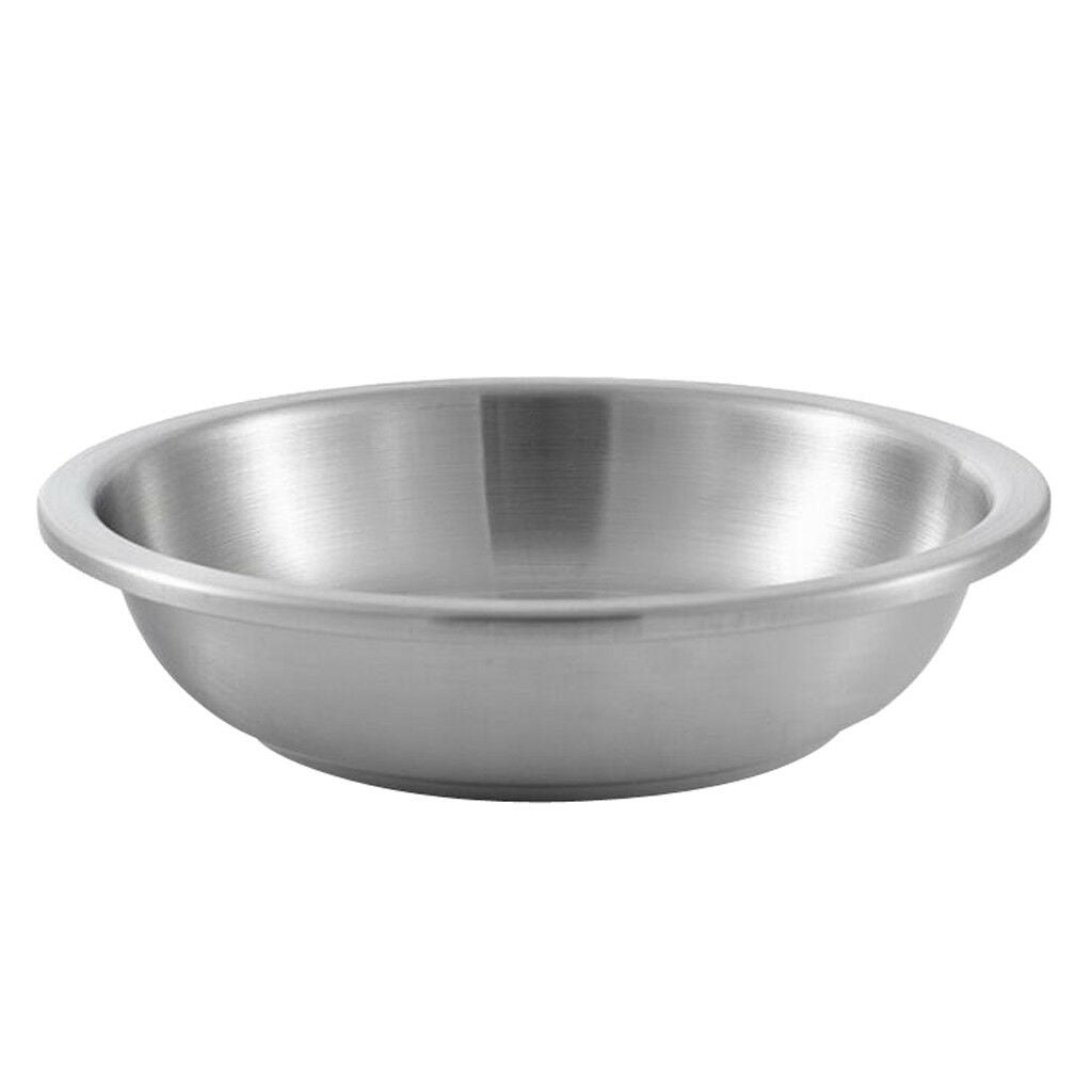 Stainless Steel Metal Mixing Bowls Caterer Fruit Salad Spaghetti Pasta 14cm