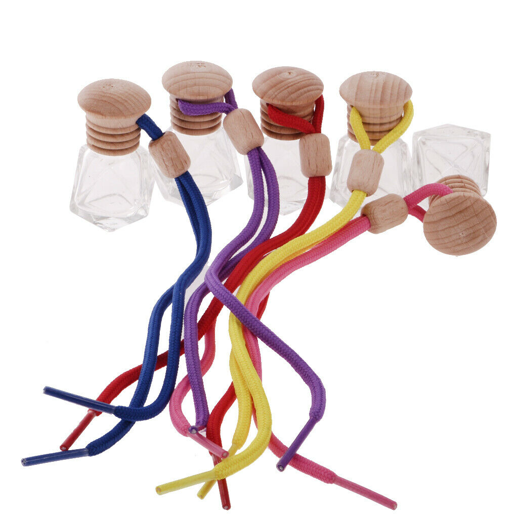 Empty Refillable Car Perfume Bottle Hanging Air Freshener Perfume Diffuser#b
