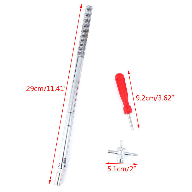 3pcs Tire Valve Stem Puller Tube Metal Tire Repair Core Car Motorcycle Remo_DD