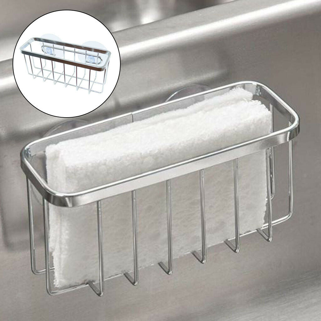 Multi-functional Kitchen Sponges Holder Sink Storage Space Drainer Rack