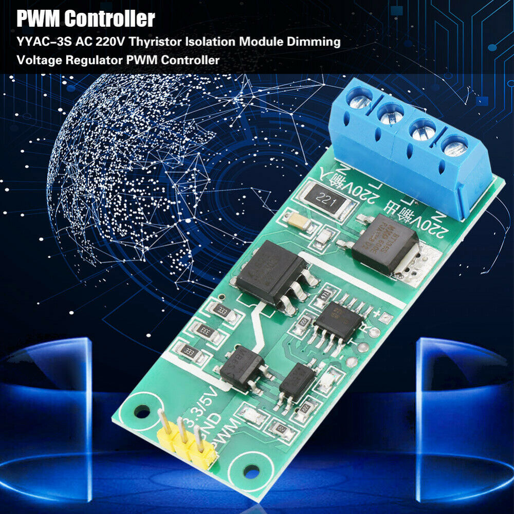 YYAC-3S 220V Thyristor Isolation Module Dimming Voltage Regulator PWM Controller