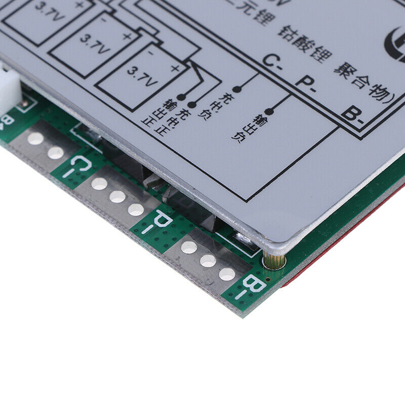1X 3S 100A 11.1V 12V Lithium 18650 Battery Cell PCB Protection Board w/ Balan DD
