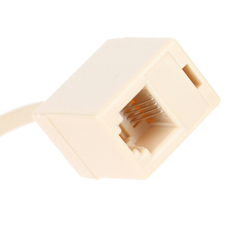 2pcs 8P4C / RJ45 male RJ11 6P4C to female M / F Adapter telephone Ethern.l8
