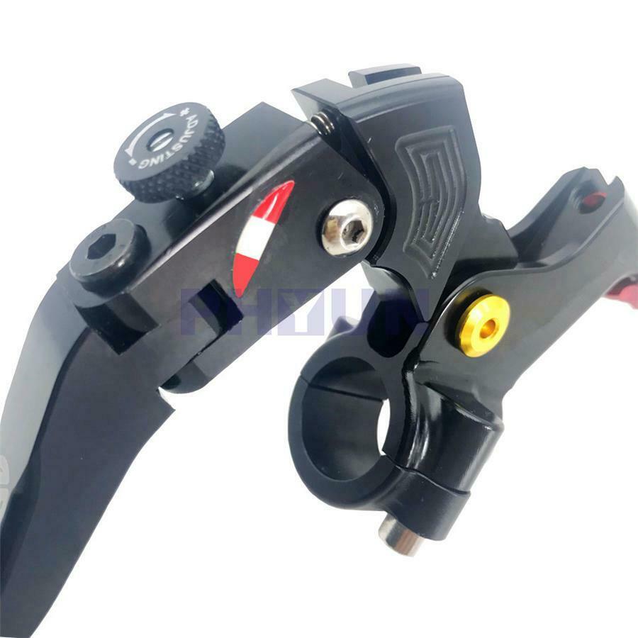 1x Black CNC Alloy 7/8" 22mm Motorcycle Dirt Bike Cable Clutch Perch Brake Lever