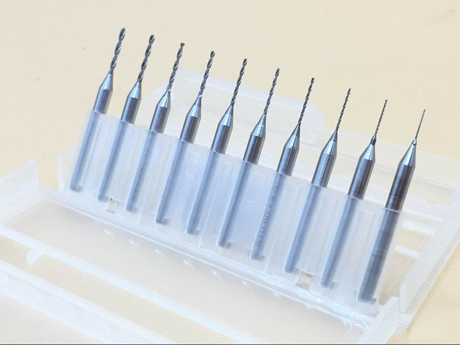 10Pcs 0.3-1.2 mm PCB Print Circuit Board Carbide Mini Micro Drill Bits CNC Tools