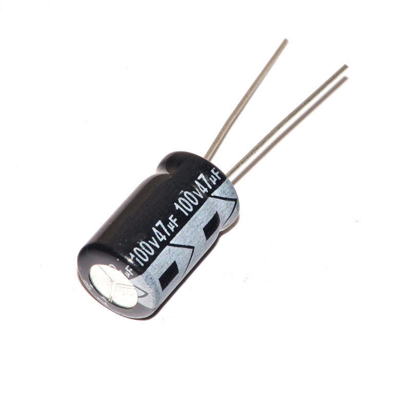 40Pcs 100V 10UF 22UF 47UF 220UF 470UF Electrolytic Capacitor Assorted Kit