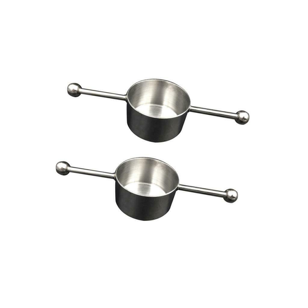 2 Pieces Single Jigger with Handles 1 Ounce Liquor Measuring Bartender Tool