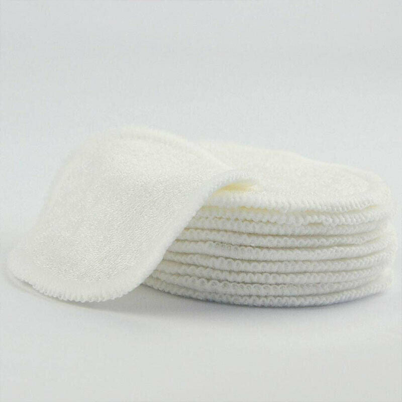 Lot Of 12 Disks Makeup Remover Washable And Reusable Fiber Natural Bamboo