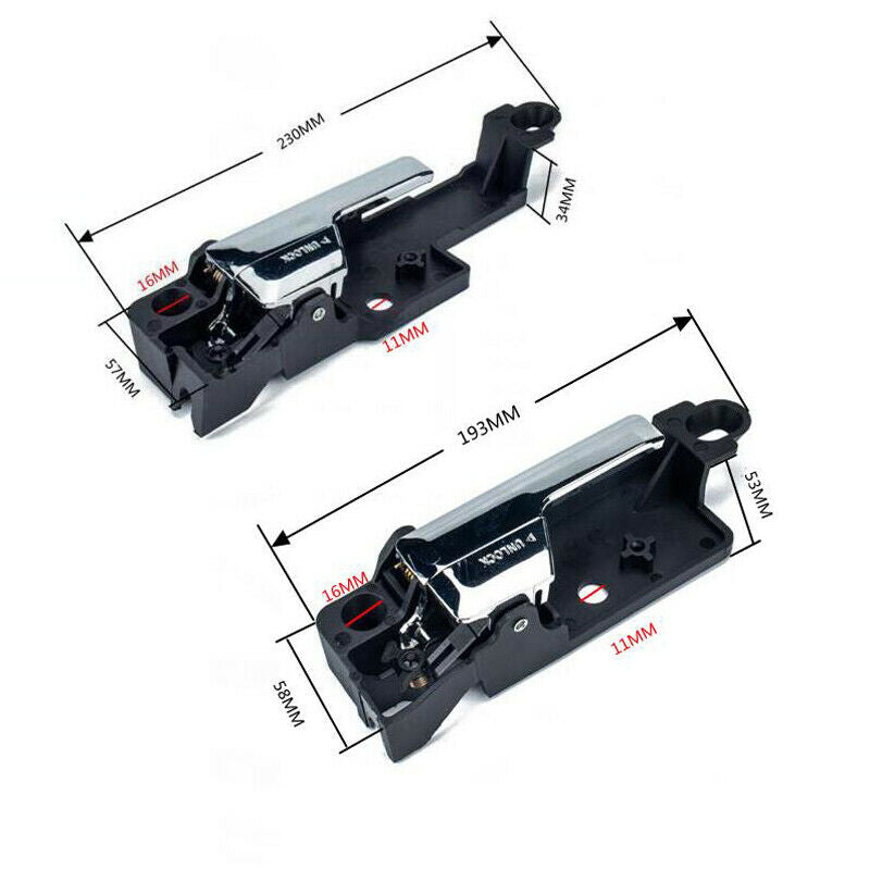 Front Rear Interior Door Handle Left Right Side 4PCS For Ford Fusion 6E5Z5422600