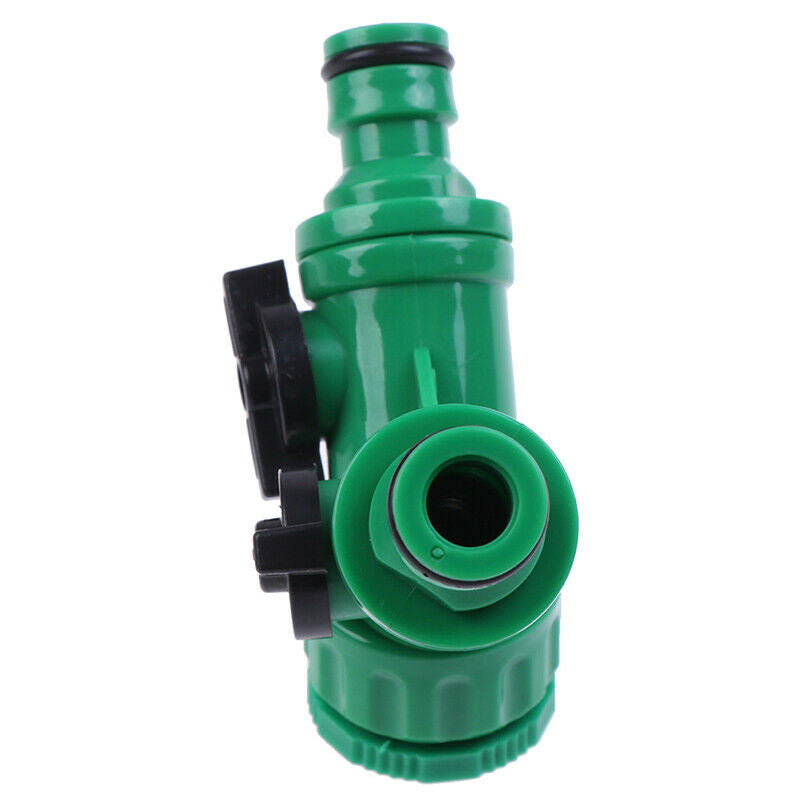 Irrigation 2way Tap Garden Tap valve Hose Pipe Splitter Quick ConnectorAd.l8