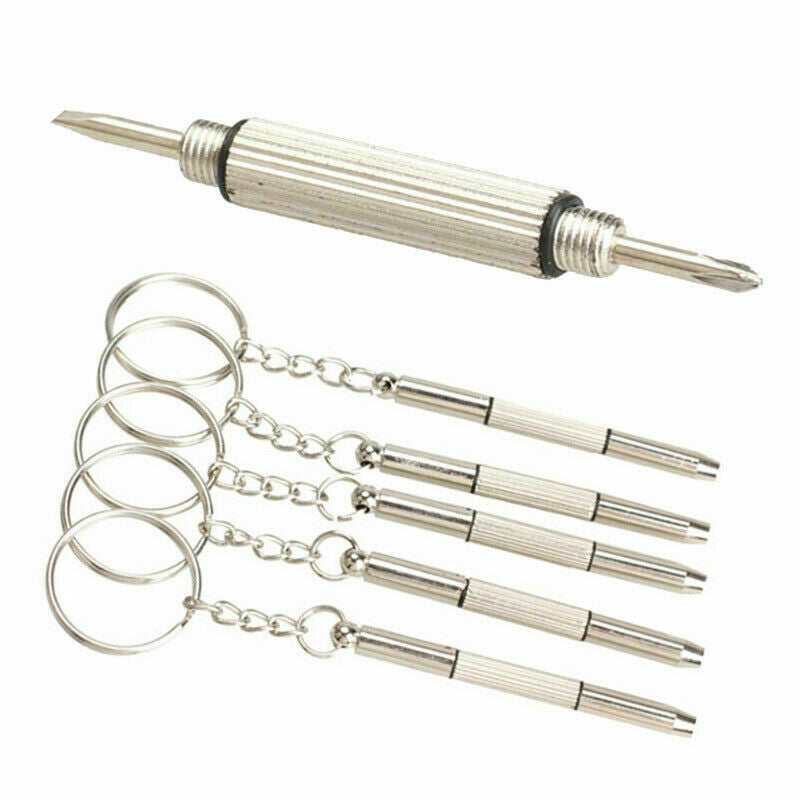 Mini 3-in-1 Screwdriver Keychain Metal Tiny Tool Set A Glasses Repair SALE X9F4