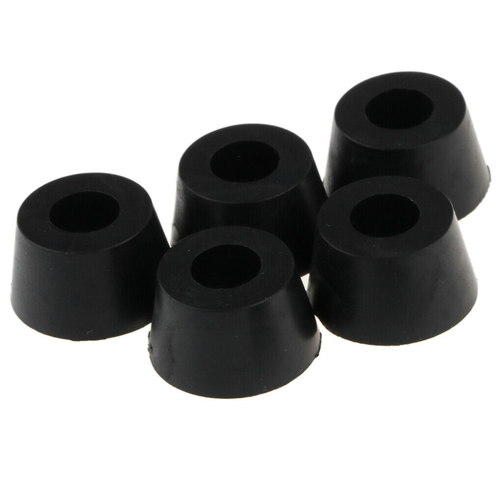 5 Pcs Rubber Feet Bumpers Amplifier Amp Speaker Cabinet Leg Foot Pads 12x21mm